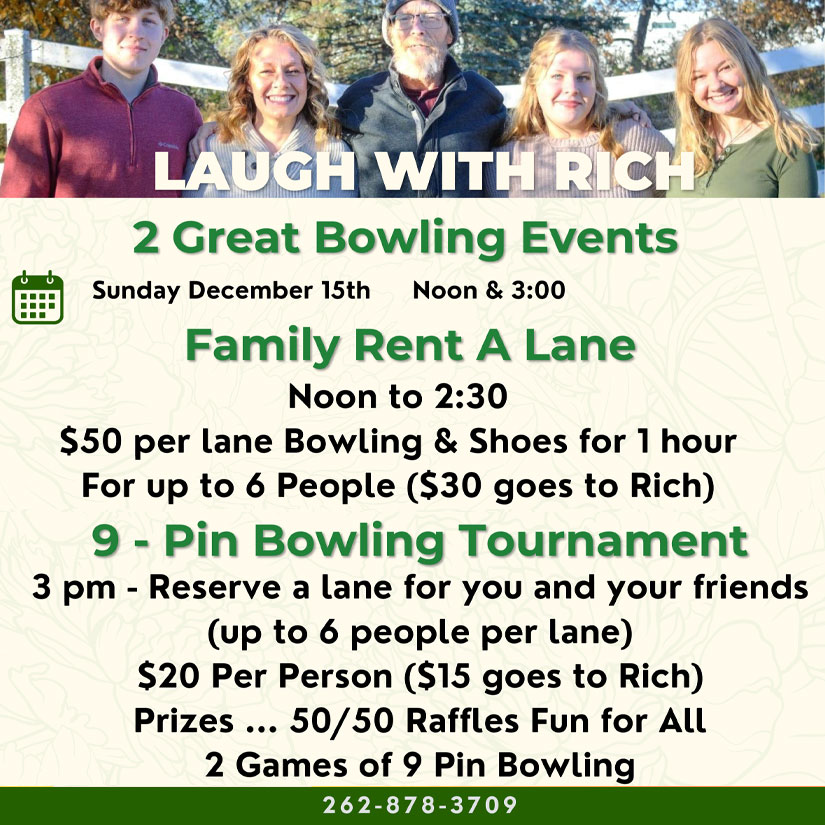 laugh with rich fundraiser