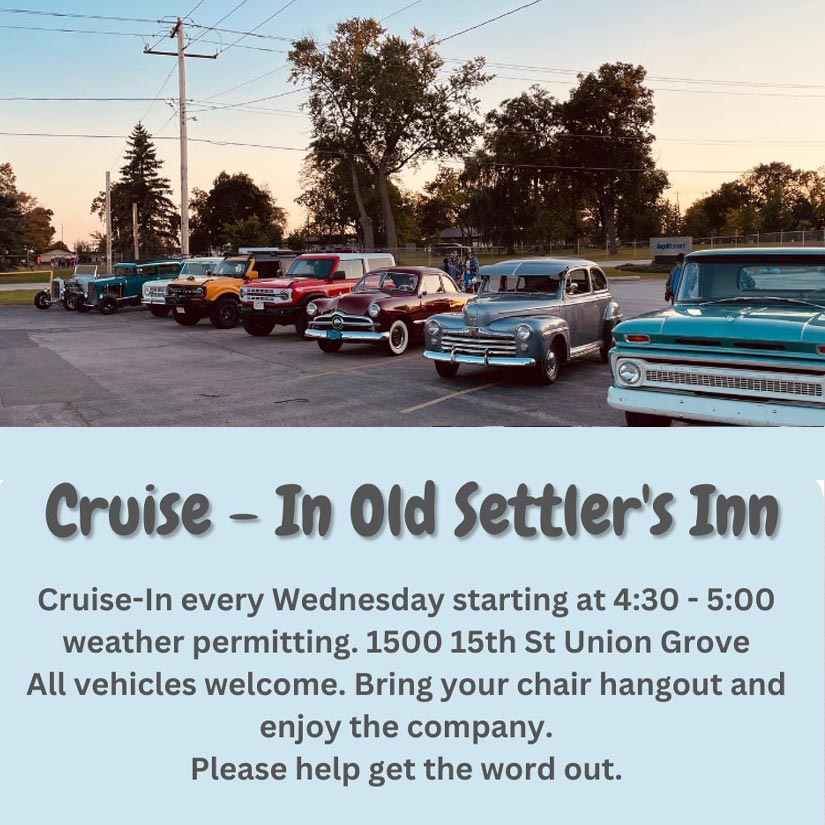 cruise old settlers on Wednesday nights