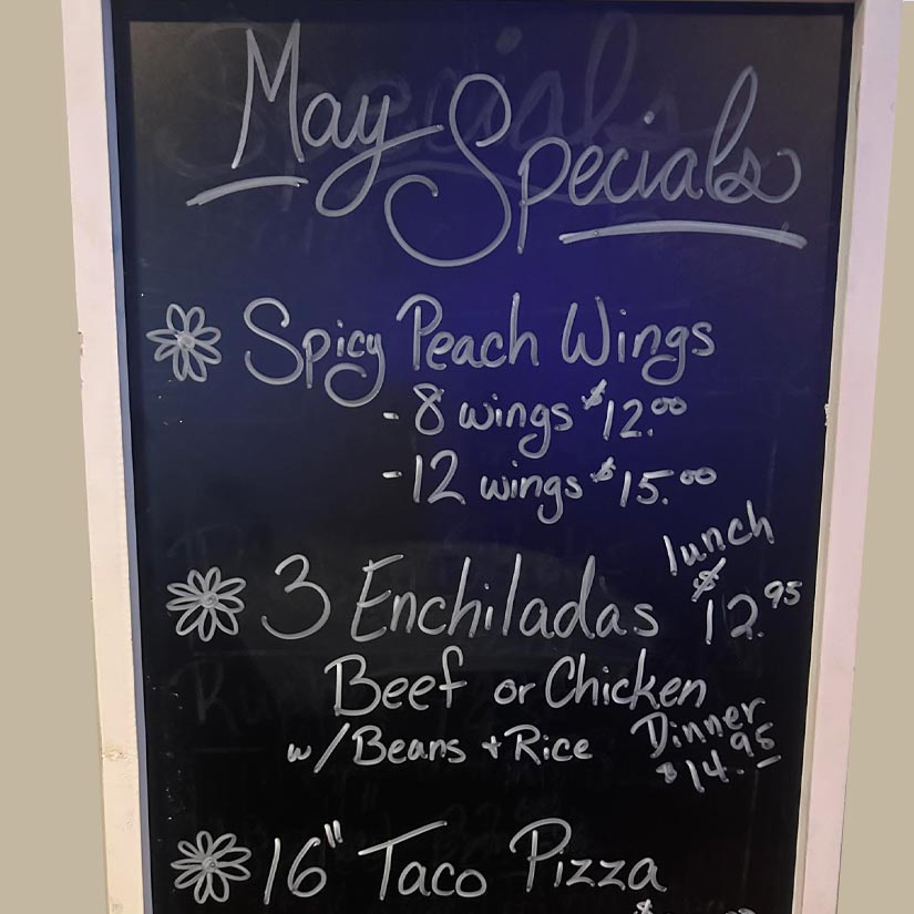 2026 May menu specials